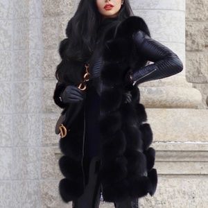 Authentic Fox Fur Vest